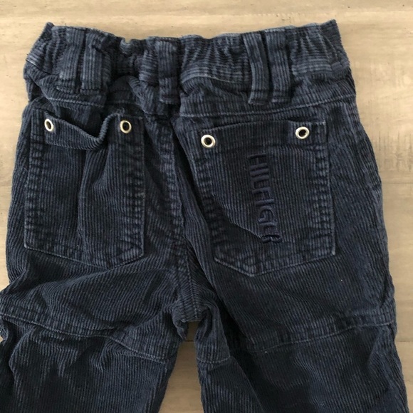 TOMMY Hilfiger blue corduroy pants size 6 - 12M - Picture 4 of 5